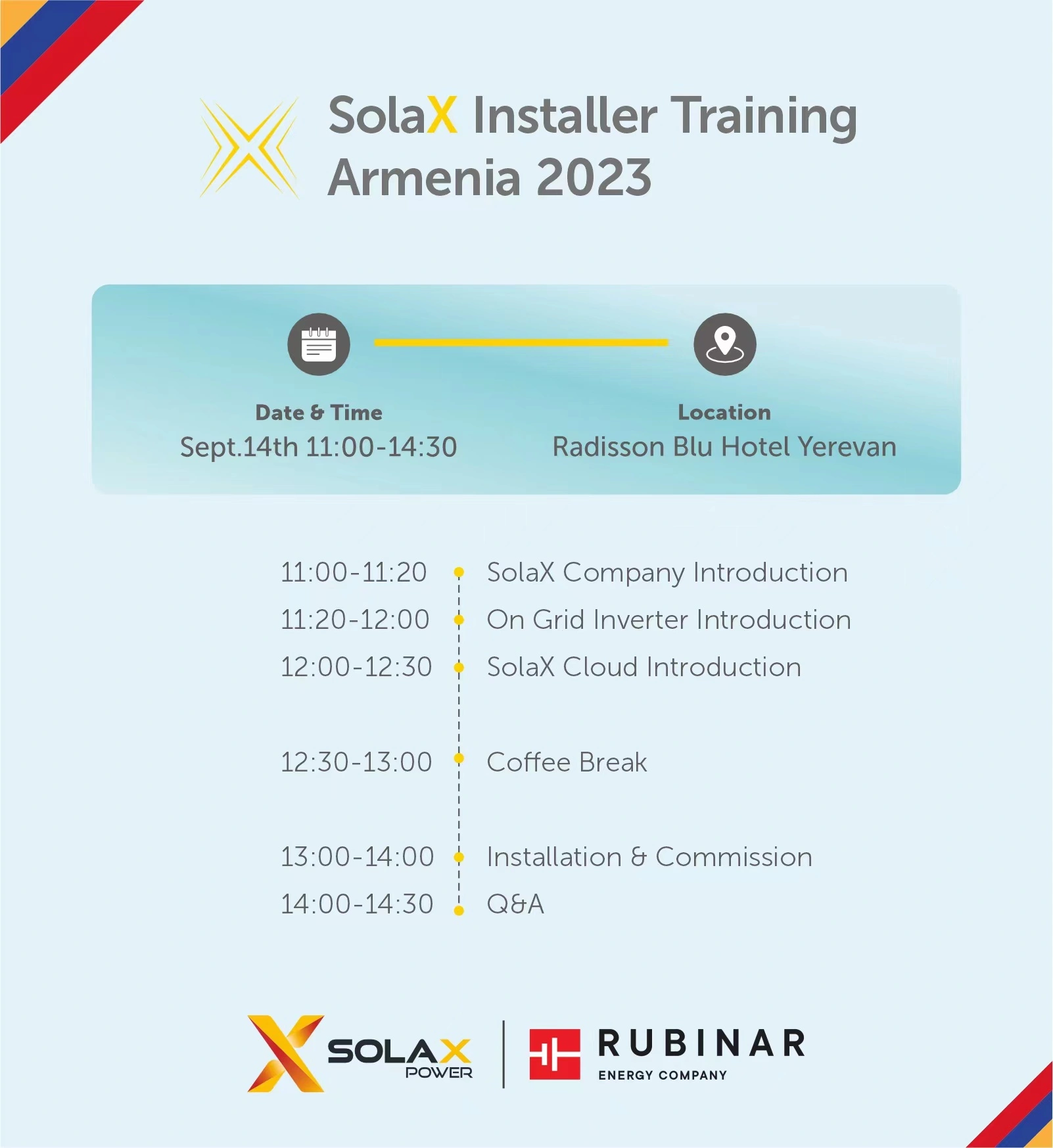 SolaX Installer Training Armenia 2023